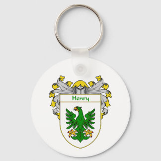 Henry Coat of Arms (Mantled) Keychain