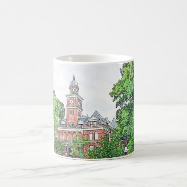 Henry County Courthouse_ Paris, TN USA_Mug Coffee Mug (Center)