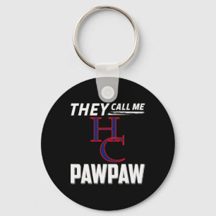 Henry County Patriots Logo They Call Me Pawpaw Hs Keychain