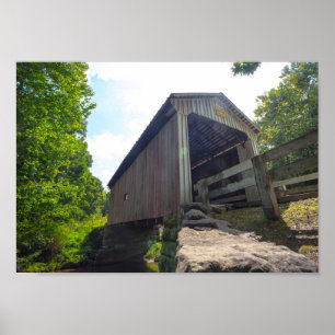 Henry Covered Bridge, Ohio Poster