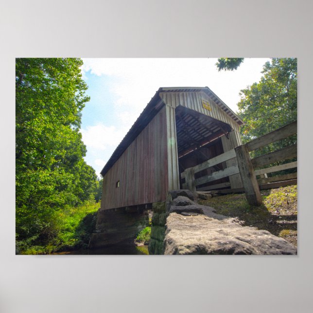Henry Covered Bridge, Ohio Poster (Front)