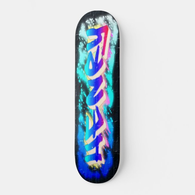 HENRY Customized Graffiti Skateboard (Front)
