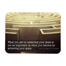 Henry David Thoreau Inspirational Quote "Become"