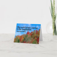 Henry David Thoreau Inspirational Quote "Canvas"