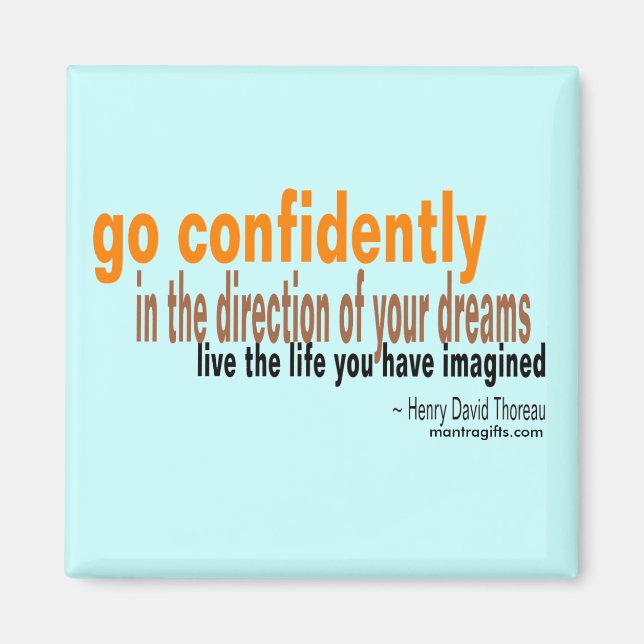 Henry David Thoreau Magnet (Front)