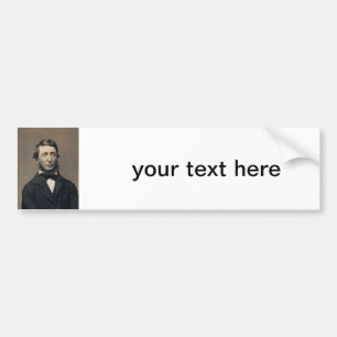 Henry David Thoreau Portrait Maxham daguerreotype Bumper Sticker