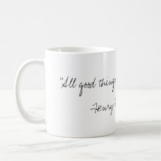 Henry David Thoreau Quote Mug