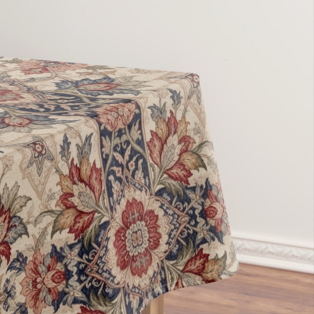 Henry Dearle Persian Floral Pattern Floral Design Tablecloth (In Situ)