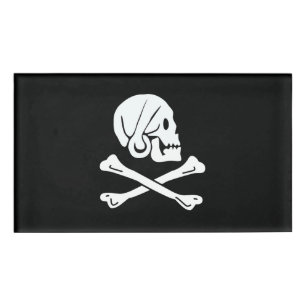 Henry Every Flag Pirate Flag Name Tag