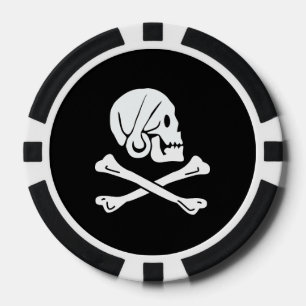 Henry Every Flag Pirate Flag Poker Chips