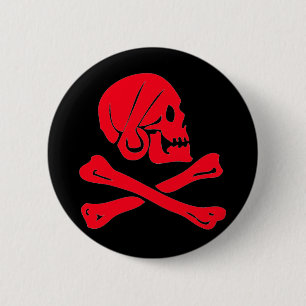 Henry Every-Red 2 Inch Round Button