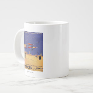Henry Farman Flies at Issy-les-Moulineaux Large Coffee Mug