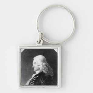 Henry Fielding  engraved by Samuel Freeman Keychain