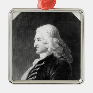 Henry Fielding  engraved by Samuel Freeman Metal Ornament