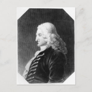 Henry Fielding engraved by Samuel Freeman Postcard