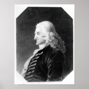 Henry Fielding  engraved by Samuel Freeman Poster