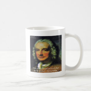 Henry Fielding "If Money's Your God" Quote Coffee Mug