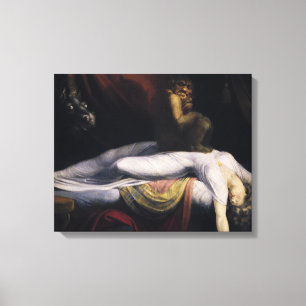 Henry Fuseli - The Nightmare Canvas Print