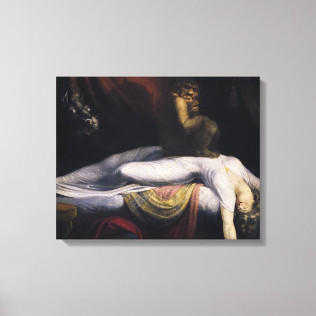 Henry Fuseli - The Nightmare Canvas Print (Front)