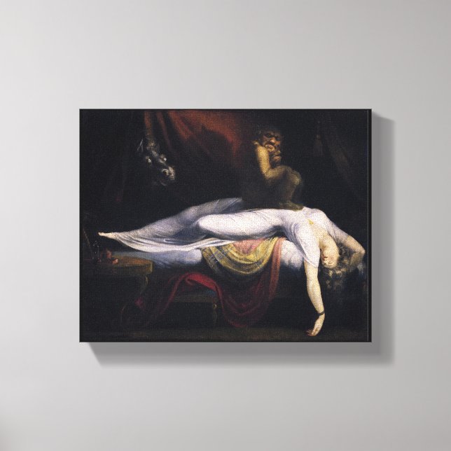 Henry Fuseli The Nightmare Painting Canvas Art (Front)