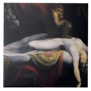 Henry Fuseli - The Nightmare Tile