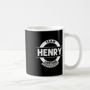Henry Gift Funny Surname Family Tree Birthday Reun Coffee Mug