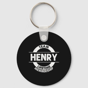 Henry Gift Funny Surname Family Tree Birthday Reun Keychain
