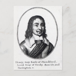 Henry Grey, 1st Earl Stamford Postcard