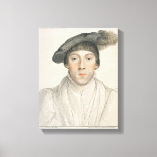 Henry Howard, Earl of Surrey, engraved by Francesc Canvas Print