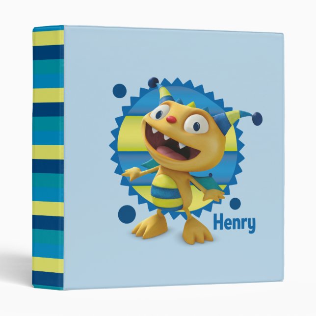 Henry Hugglemonster 3 Binder (Front/Spine)