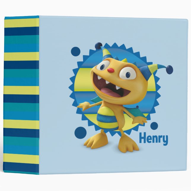Henry Hugglemonster 3 Binder (Front/Spine)