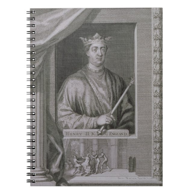 Henry II (1133-89) King of England from 1154, from Notebook (Front)