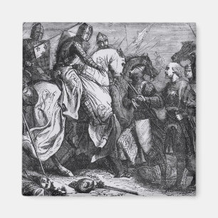 Henry III  at the Battle of Lewes, 14th May 1264 Magnet