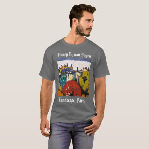 Henry Lyman Sayen Peinture Paysage Paris T-shirt