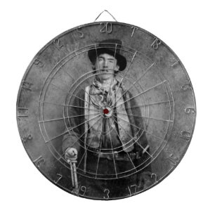 Henry McCarty, Billy the Outlaw Kid of Old West Dartboard