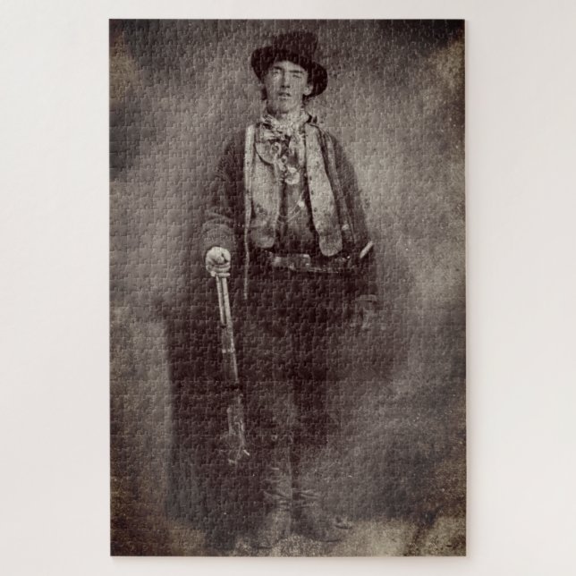 Henry McCarty, Billy the Outlaw Kid of Old West Jigsaw Puzzle (Vertical)