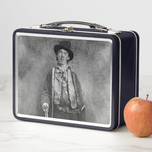 Henry McCarty, Billy the Outlaw Kid of Old West Metal Lunch Box (In Situ)