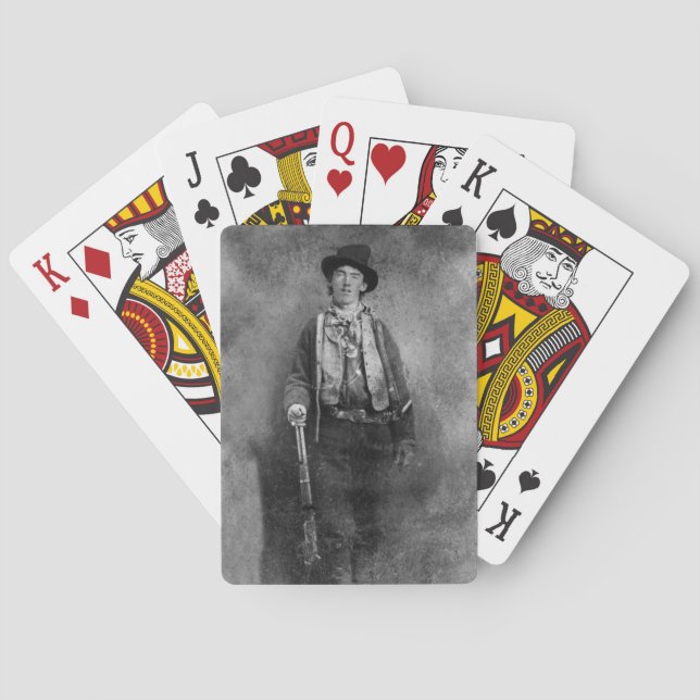 Henry McCarty, Billy the Outlaw Kid of Old West Playing Cards (Back)
