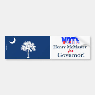 Henry McMaster for Governor Bumper Sticker