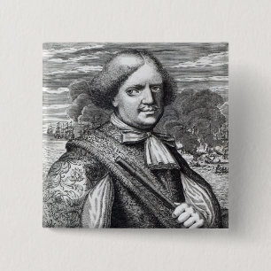 Henry Morgan, 1678 2 Inch Square Button
