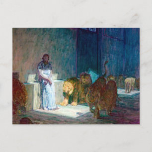 Henry Ossawa Tanner Daniel in the Lions' Den Postcard
