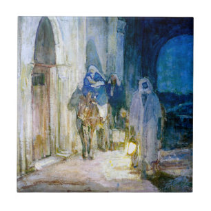 Henry Ossawa Tanner Flight into Egypt Tile