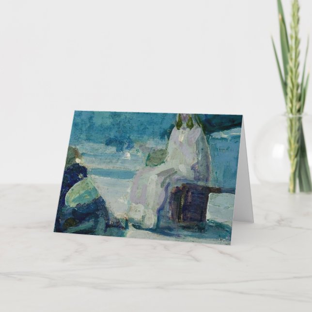 Henry Ossawa Tanner Study For Christ And Nicodemus Card (Front)