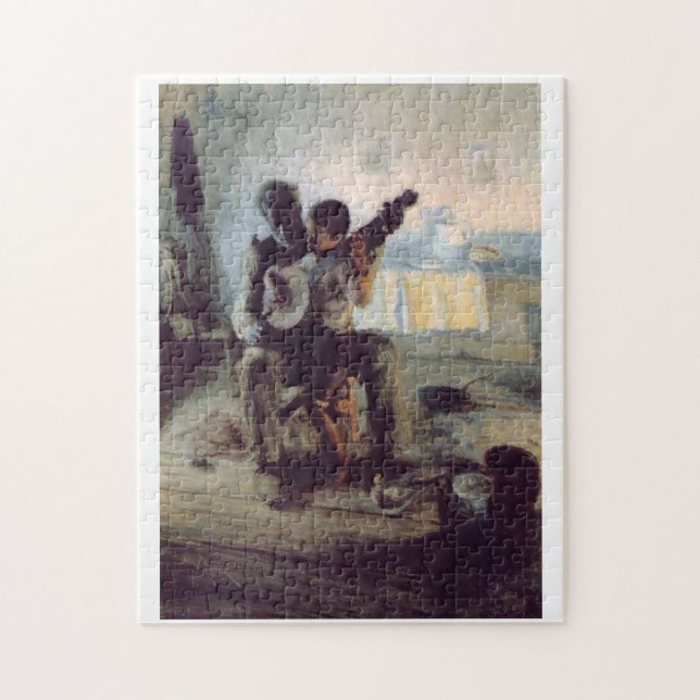 Henry Ossawa Tanner The Banjo Lesson Jigsaw Puzzle (Vertical)