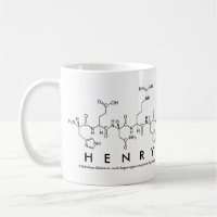 Henry peptide name mug