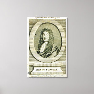 Henry Purcell , Canvas Print
