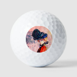 Henry Somm – Elegant In Red Cape         Golf Balls