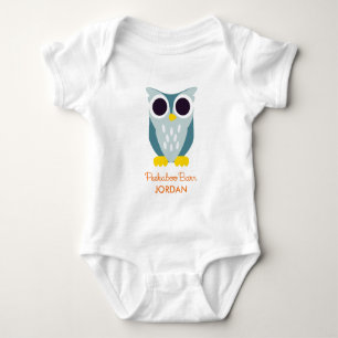 Henry the Owl Baby Bodysuit