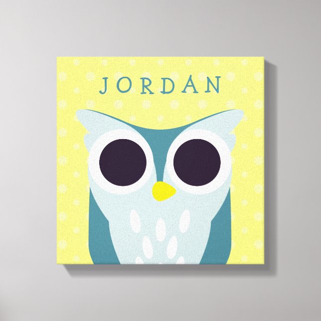 Henry the Owl Canvas Print (Front)