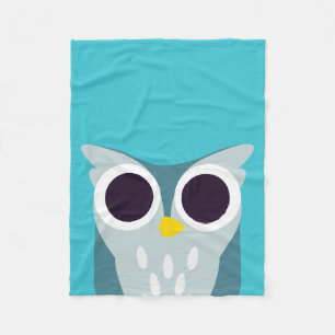 Henry the Owl Fleece Blanket